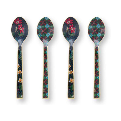 Pip Studio Berry Blues Teelöffel Emailliert Set 4-tlg.