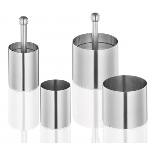 Küchenprofi Küchenzubehör Juego de aros para postres / aros para entrantes 6 piezas