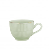 Seltmann Weiden Amina Seladon Goldrand Taza de café 0,25 L