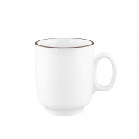 Seltmann Weiden Sento Pure Lines Chocolate Brown Taza con asa 0,40 L
