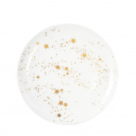 Seltmann Weiden Liberty Golden Stars Plato de desayuno redondo de 22,5 cm