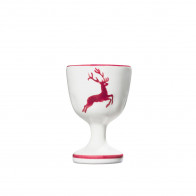 Gmundner Keramik Roter Hirsch Portahuevos liso d: 4,9 cm / h: 7,5 cm
