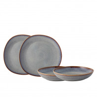 like. by Villeroy & Boch Lave beige Juego de mesa, 4 piezas