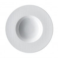 Rosenthal Mesh Weiß Plato hondo - bandera 28 cm