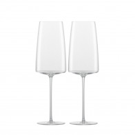 Zwiesel Glas Simplify Copa de champán con punto de efervescencia - Ligero & Fresco 407 ml / h: 240 mm / juego de 2