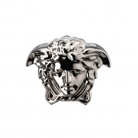 Rosenthal meets Versace Medusa Grande Jarrón plateado 9 cm