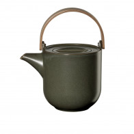 ASA SELECTION Coppa Nori Tetera con filtro de acero inoxidable y mango de madera 1,0 L / h: 14,5 cm