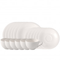 like. by Villeroy & Boch Essential Juego de café, 18 piezas