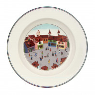 Villeroy & Boch Design Naif Plato de sopa Pueblo 21 cm