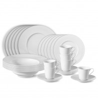 KPM Berlin Urania Weiß Set de cena de 30 piezas