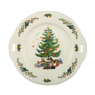 Seltmann Weiden Marie-Luise Weihnachten Plato para pastel con asa 27 cm