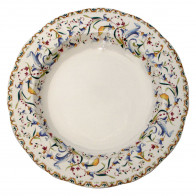 Gien Fayencerie Toscana Plato redondo profundo de 31,6 cm