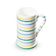 Gmundner Keramik Buntgeflammt Vaso de cerveza forma-A pequeño 0,3 L / h: 14 cm
