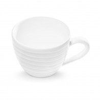 Gmundner Keramik Weißgeflammt Taza de té Maxima en caja de regalo 0,4 L / h: 9 cm