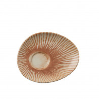 Arthur Krupp Sunlight Red platillo de café 12 cm