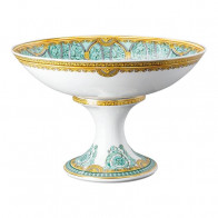 Rosenthal meets Versace La Scala del Palazzo - Verde Cuenco sobre pie 35 cm