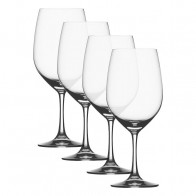 Spiegelau Vino Grande Vaso Magnum de Burdeos / vino tinto de 620 ml, juego de 4 piezas