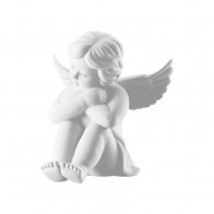 Rosenthal Engel Ángel sentado mediano blanco mate 10 cm