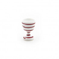 Gmundner Keramik Rotgeflammt Portahuevos liso d: 4,9 cm / h: 7,5 cm