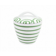 Gmundner Keramik Grüngeflammt Azucarero Gourmet d: 9 cm / h: 10,5 cm