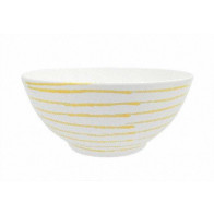Gmundner Keramik Gelbgeflammt Bol d: 27 cm / 2,5 L