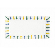 Gmundner Keramik Buntgeflammt Bandeja de aperitivos 22x11x2,7 cm