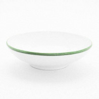 Gmundner Keramik Grüner Rand Gran cuenco d: 17 cm / h: 4,8 cm / 0,2 L