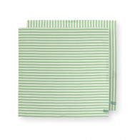 Pip Studio Stripes Textiles Geschirrtüchern Stripes Light Green Set 2-tlg. 65x65cm