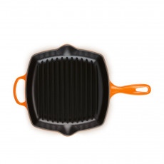 Le Creuset Grillpfannen und Grillplatten Sartén cuadrada para parrilla roja horno 26 cm