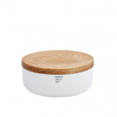 KPM Berlin LAB Weiß Tarro de almacenamiento pequeño 13 cm