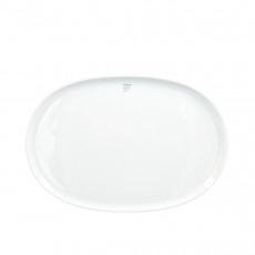 KPM Berlin LAB Weiß Plato oval mediano 31 cm