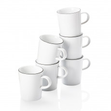 Thomas Cucina Colori Black Juego de tazas de 6 piezas