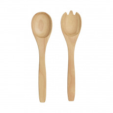 ASA SELECTION Wood Light Nature Set de cubiertos para ensalada l: 30 cm