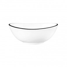 Seltmann Weiden Modern Life Black Line Cuenco ovalado 12x9,5x4,5 cm / 0,18 L