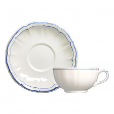 Gien Fayencerie Filets Bleus Taza de desayuno 30 cl