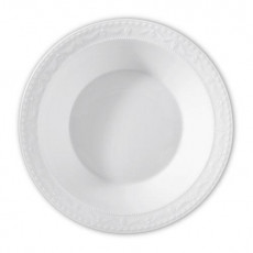 KPM Berlin Kurland Weiß Ensaladera redonda de 25 cm