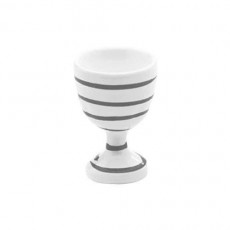 Gmundner Keramik Graugeflammt Portahuevos liso d: 4,9 cm / h: 7,5 cm