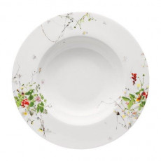 Rosenthal Brillance Fleurs Sauvages Plato de sopa bandera 23 cm