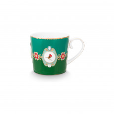Pip Studio Love Birds Emerald-Green Kaffeetasse grün 0,15 L