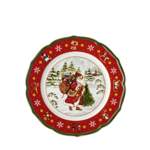 Hutschenreuther Happy Wintertime tasainen lautanen 22 cm