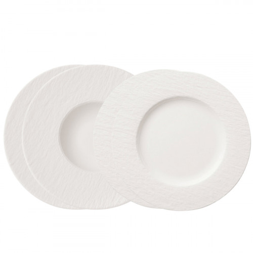 Villeroy & Boch Manufacture Rock blanc Tafelset 4-tlg.