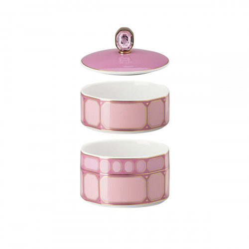 Swarovski x Rosenthal SIGNUM Rose Purkin 8 cm / 3 kpl