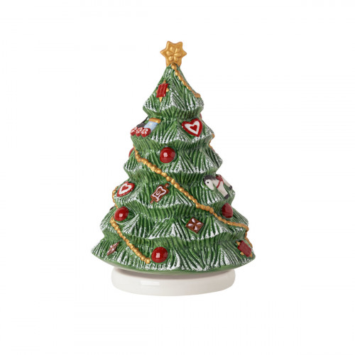 Villeroy & Boch Nostalgic Melody Joulukuusi pyörivä - musiikkilaatikolla 'O Tannenbaum' d: 11 cm / h: 16 cm