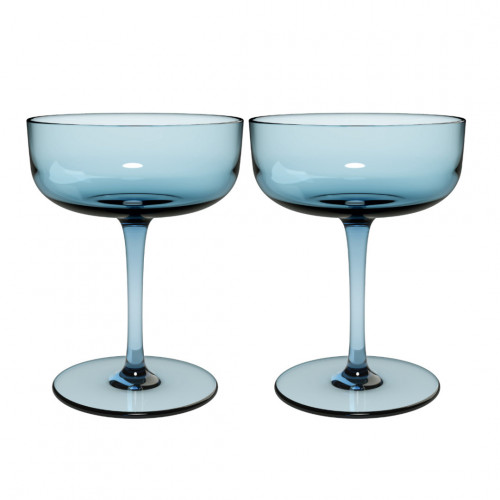 like. by Villeroy & Boch Like Glass Ice Like Ice Samppanjalasi / Jälkiruokakulho Setti 2 kpl 0,12 L