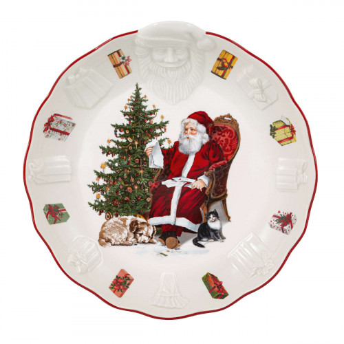Villeroy & Boch Toy's Fantasy Kulho Santa-reliefillä - Toivelista 25x24,5x5 cm