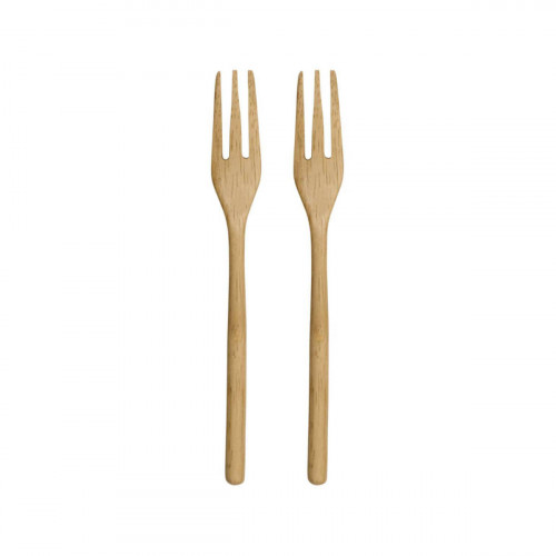 ASA SELECTION Wood Light Nature Puinen haarukkasetti 2 kpl l: 15 cm