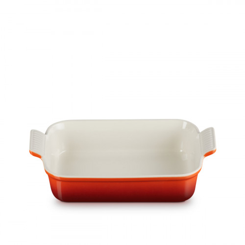 Le Creuset Poterie - Auflaufformen Suorakulmainen vuoka Perinne kirsikanpunainen 26 cm