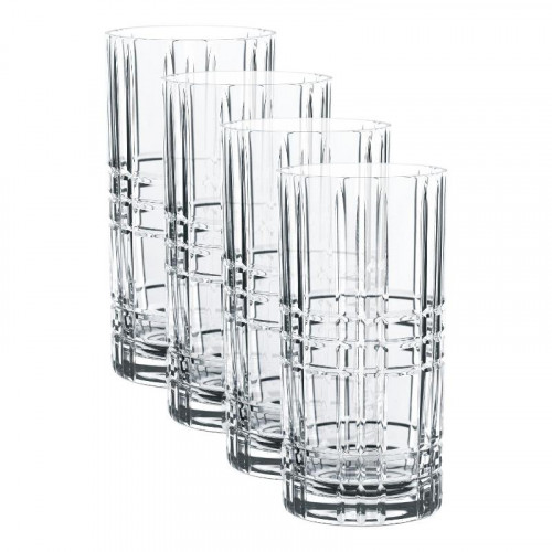 Nachtmann Square Longdrink-lasit 4 osaa 0,44 L