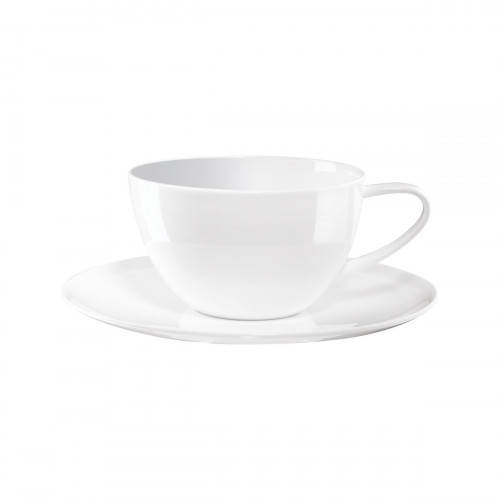 ASA SELECTION A Table Weiß Café-au-lait kuppi aluslautasella 0,35 L / h: 7,3 cm