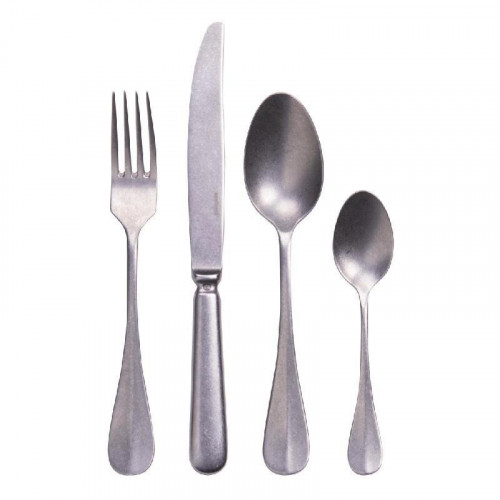 Sambonet Baguette Vintage - Edelstahl 18/10 Antik Aterinsetti 24-osainen. Täysikokoinen / Monoblokki